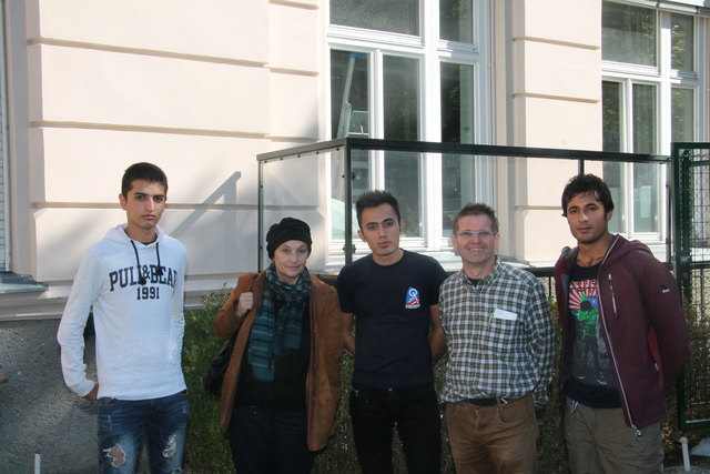 Enayat A., Brigitte Gadnik-Jiskra, Enayat Rahimi, Dr. Fritz Neuhauser, Hossin B.