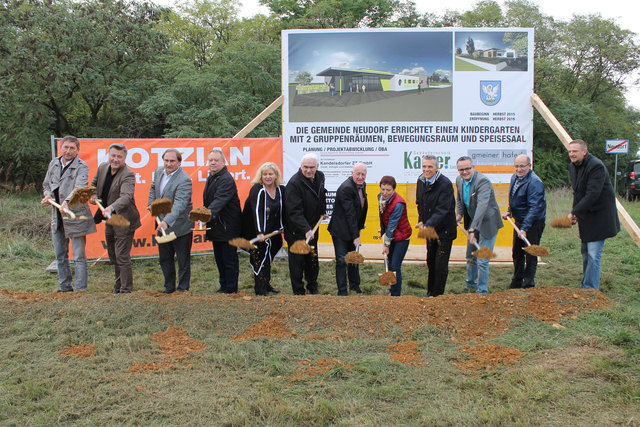 Neudorf: Spatenstich für Kindergarten - Neusiedl am See