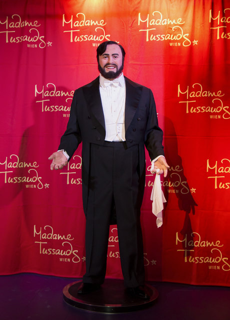 Tenor Luciano Pavarotti ist als Wachsfigur bei Madame Tussauds Wien. | Foto: Madame Tussauds Wien