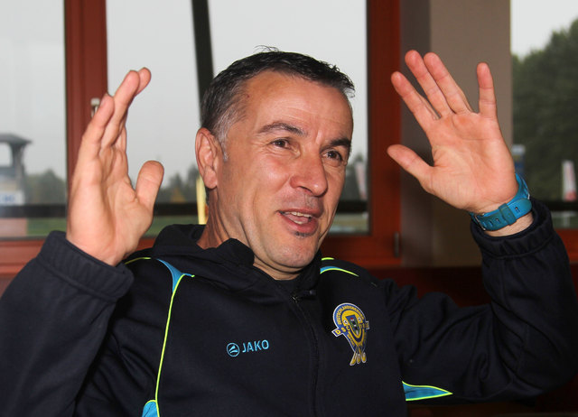Jerko Grubisic will mit seiner Mannschaft einen Cupplatz.