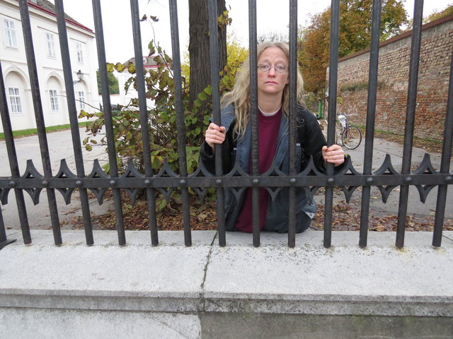 Ab anfangs November stehen viele Besucher wie Vereinsobfrau Jutta Matysek vor verschlossenen Toren.