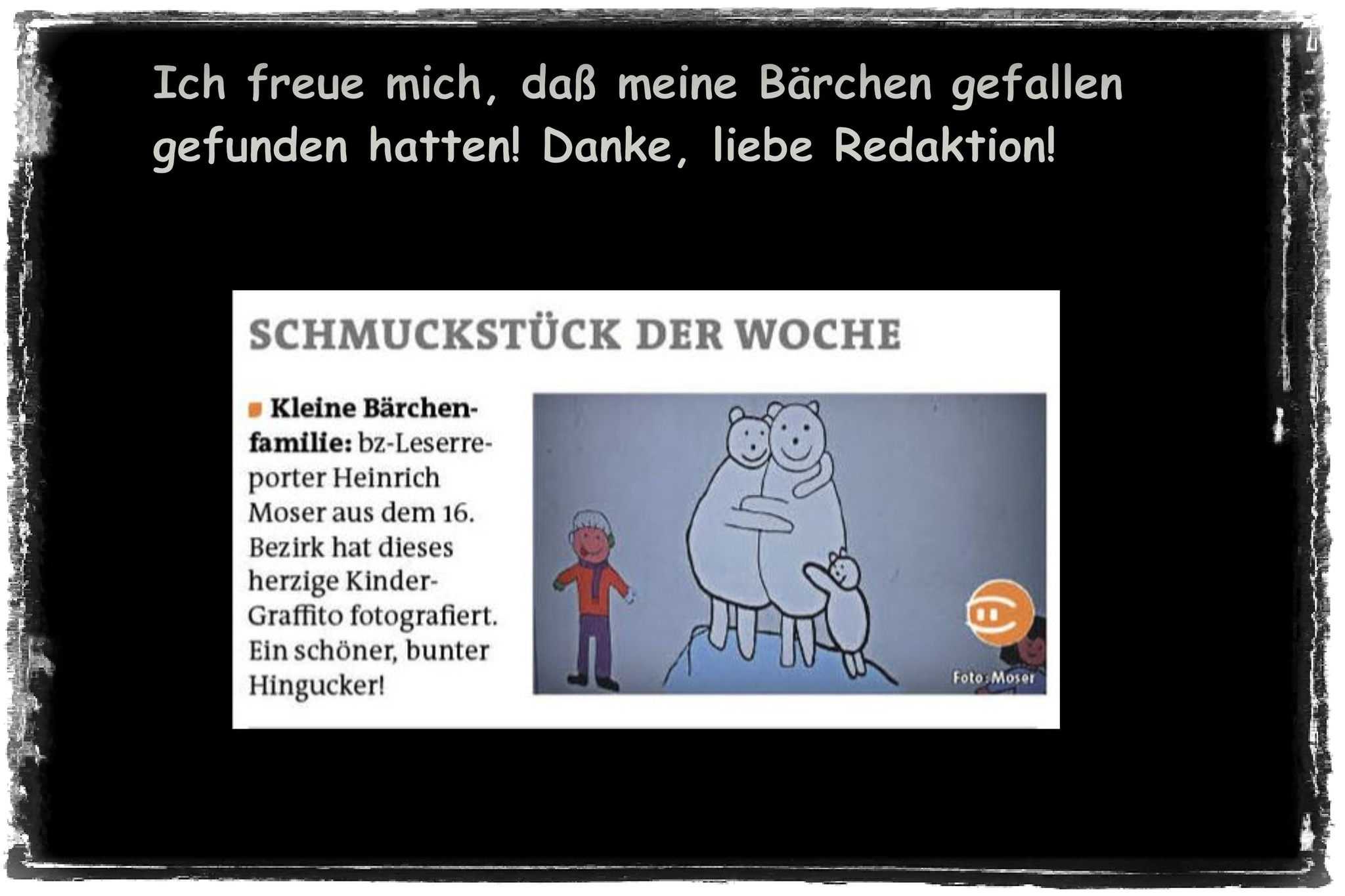 Wieder bedanke ich mich herzlich und freue mich! - Ottakring