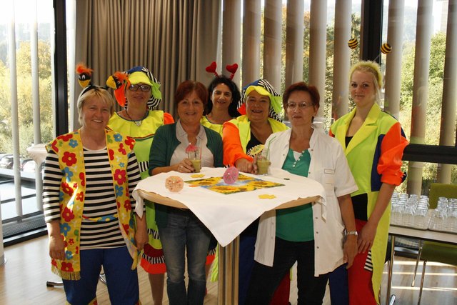 Das Scheibbser Humorteam brachte Abwechslung in den Krankenhausalltag. | Foto: LK Scheibbs