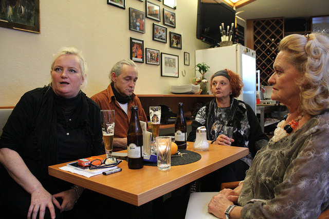 Angelika Putzi, Christian Zablatnik, Brigitte Sandrisser und Anni Lassnig