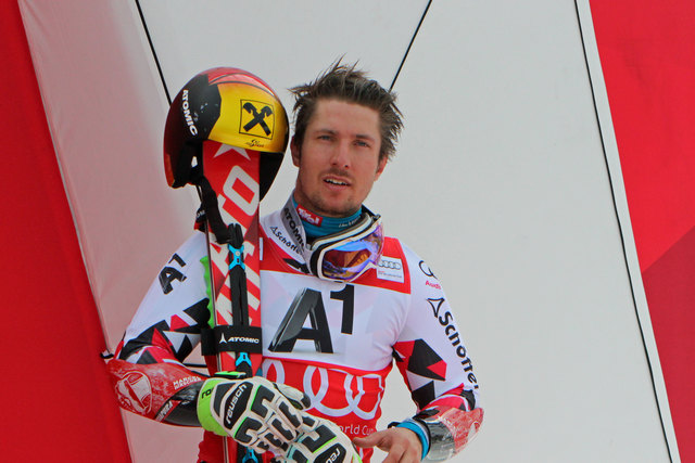 Marcel Hirscher belegte Rang Drei
