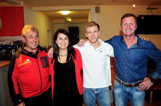 Das Organisationsteam: Karl Kapferer, Viktoria Kapferer, Marc Steinlechner und Thomas Haider