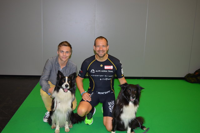 links Supertalent 2013 Lukas Pratschker mit Hund Falco