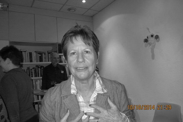 Die Autorin bei ihrer letzten Lesung im read!!ing room