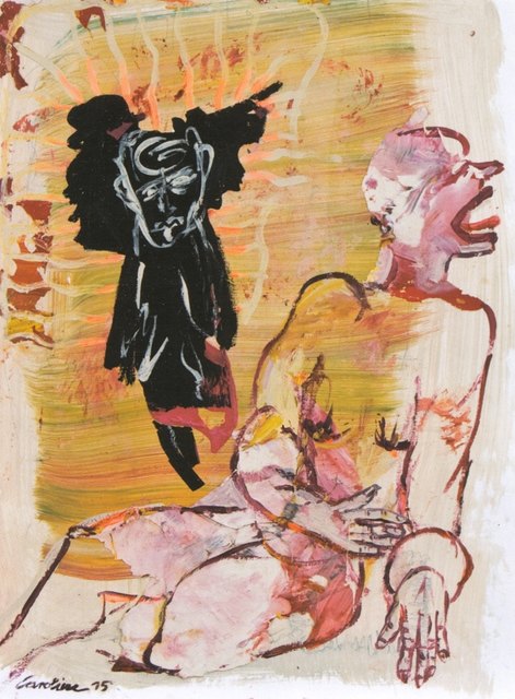 "Schrei" Arbeit von Caroline