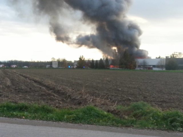 Brand bei Haas in Au am 10. 11. 2015 | Foto: Privat