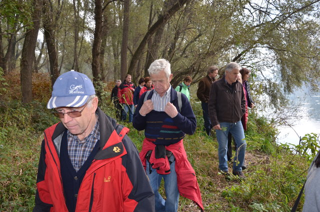 Die Teilnehmer der Herbstwanderung in Slowenien erkundeten gemeinsam die idyllische Landschaft entlang der Lendva. | Foto: KK