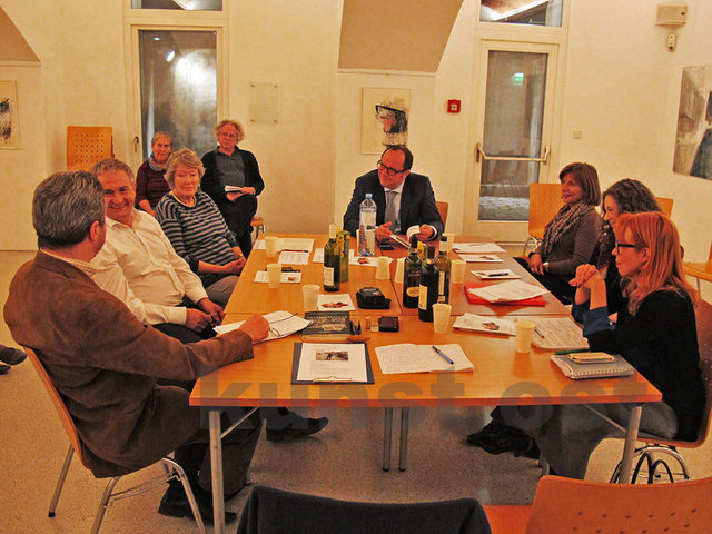 Von links: Karl Bauer, Ewald Ulrich, Helen Wieser, Christoph Stark, Mirjana Peitler-Selakov, Eveline Gabriel und Kerstin Feirer