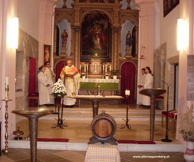 Segnung des neuen Weines 2015