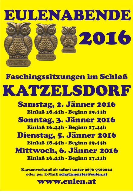 Termine Eulenabende 2016