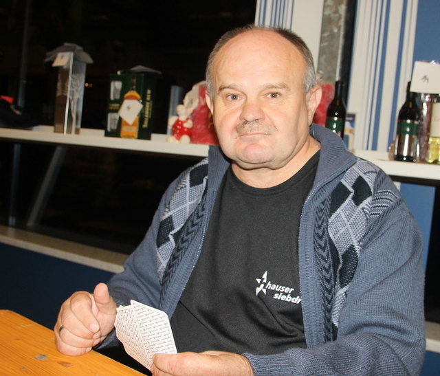 Alois "Schildi" Schildberger lange auf Kurs, am Ende auf Platz 4.