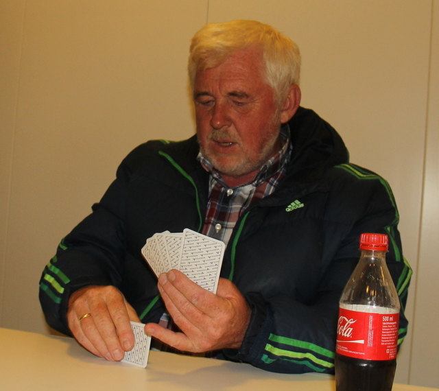 Stefan Spanninger voll konzentriert, nur mit Cola...