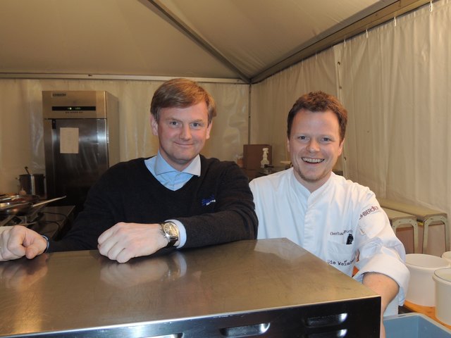 Fuchs und Zach am Start.