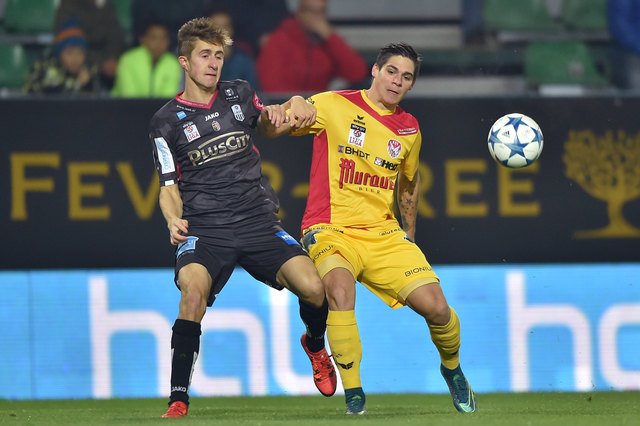 Dominik Frieser (r.) traf beim Test gegen Austria Wien im Doppelpack.
