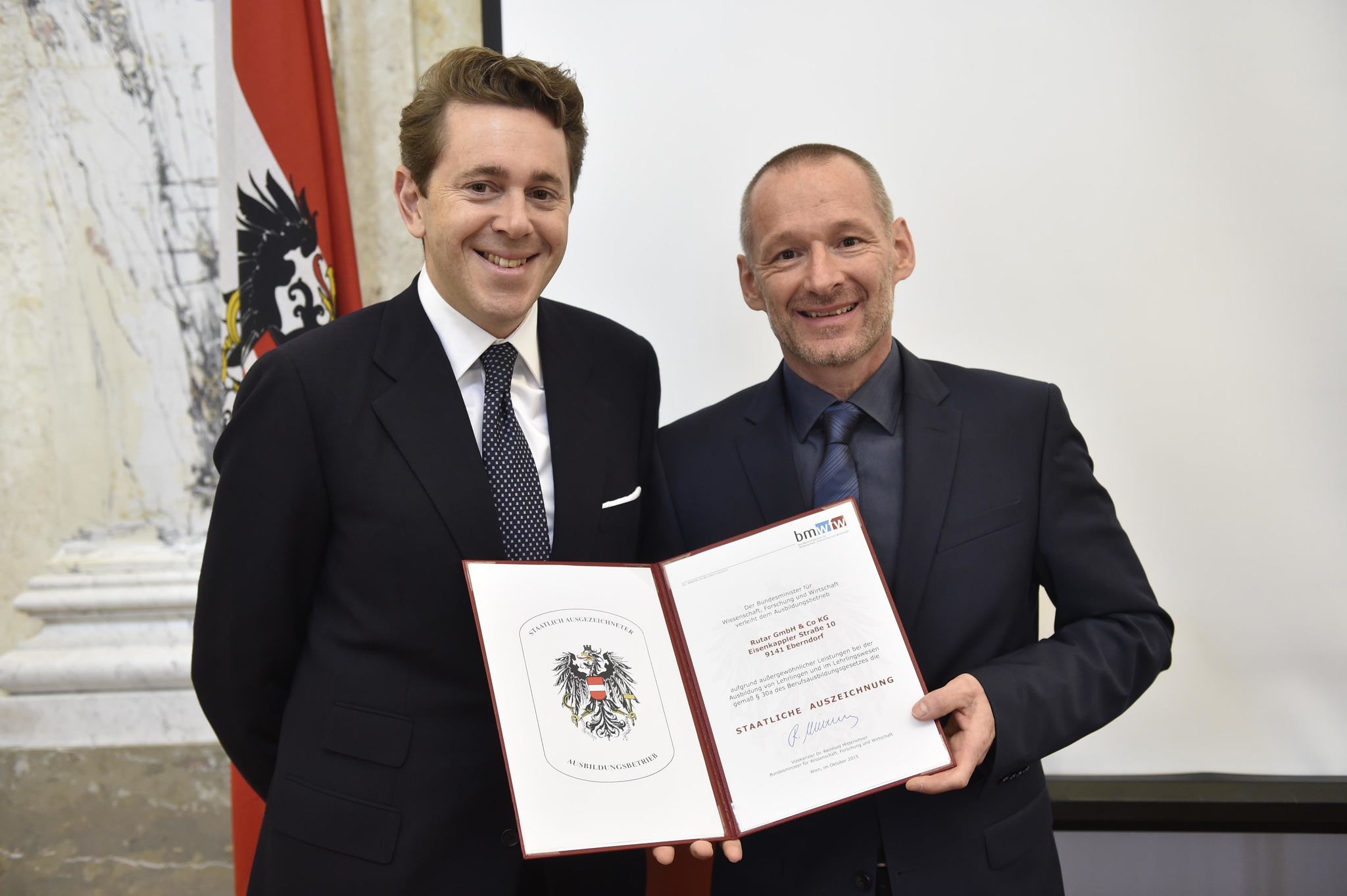 Rutar ist jetzt Ausbildungsbetrieb Kärnten