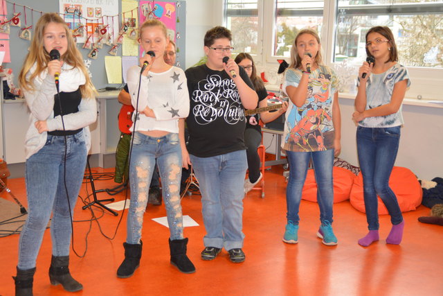 In der NMS Oberwart wurde gesungen und musiziert