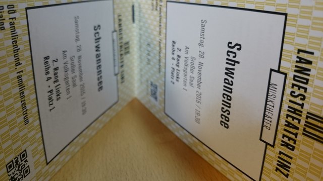 Wichtige Mitteilung an alle am gemeinsamen Besuch des Linzer Musiktheaters am  28. 11. 2015 um 19:30 Uhr Interessierten!