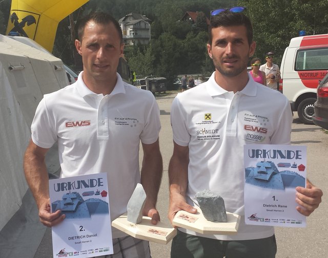 Mountainbike Marathon Graz-Stattegg: Daniel Dietrich (2. Platz), Rene Dietrich (1. Platz) | Foto: KK