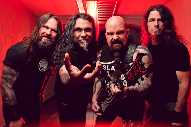 Die kalifornischen Thrashmetal Urgesteine Slayer rocken am 3. Juni 2016 auf der Donauinsel. | Foto: Tim Tronckoe