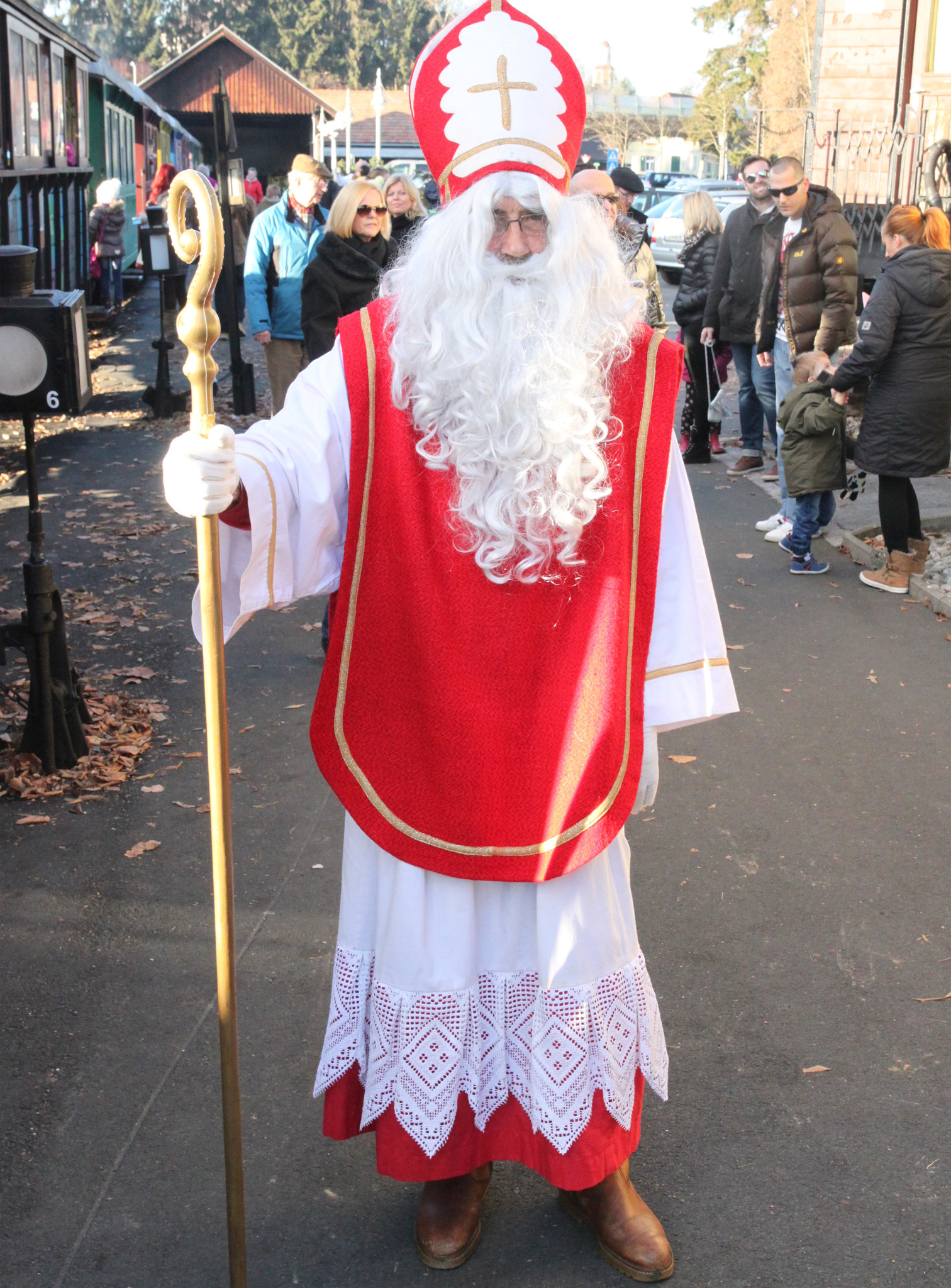 Der Nikolo war mit an Bord Deutschlandsberg