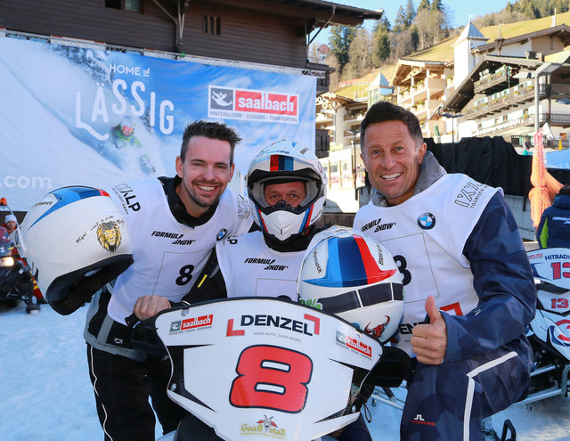 Manfred Pfeiffenberger , Manfred Stohl und Hans Enn.