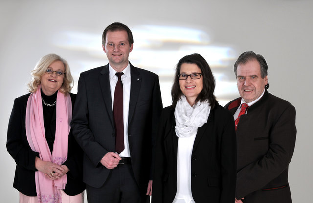 Fraktionssprecherin Ingrid Paulitsch, Stadtrat Josef Steinkellner, Patricia Radl-Rebernig und Edwin Storfer (von links) | Foto: KK