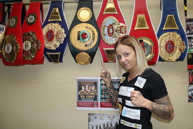 Die dreifache Boxweltmeisterin im Fliegengewicht, Eva Vorabeger, wohnt und trainiert in der Donaustadt.