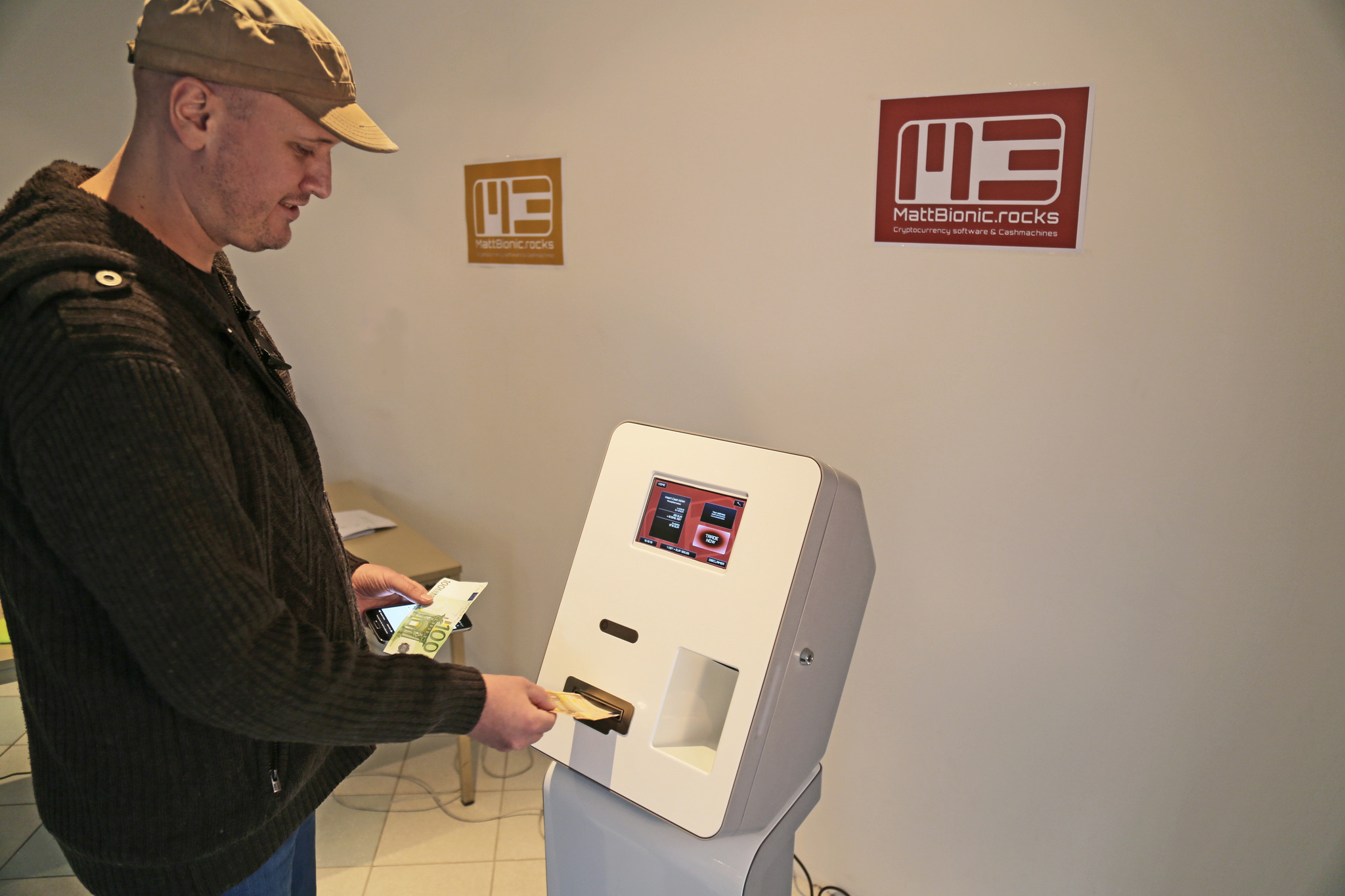 Automat für Bitcoin in der Leopoldstadt - Leopoldstadt