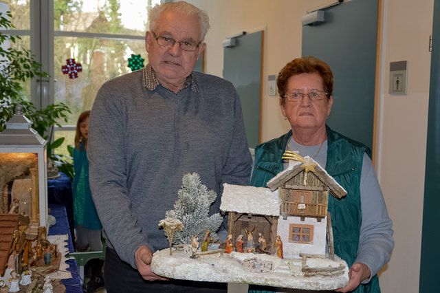 Krippen-Aussteller: Otto und Aurelia Schiegl.