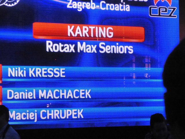 In der FIA-CEZ Karting Meisterschaft wurde Daniel in der Klasse "Rotax Max Seniors" hervorragender 2.
