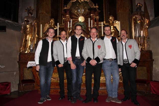 Die Zellberg Buam und die Fetzig'n aus dem Zillertal - Daniel Gruber, Werner, Georg, Gerhard Spitaler, Marc Gruber und Herbert Spitaler