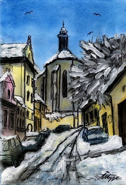 Dominikanerkirche in der Klostergasse in Retz