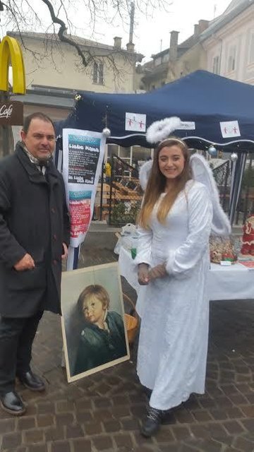 Landesobmann Clemens Costisella mit einem Weihnachtsengerl | Foto: KK