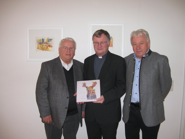 Ferdinand Reitmaier, Bischof Dr. Manfred Scheuer, Franz Seewald (von l.n.r.).