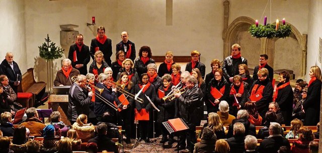 Die Kronstorfer Stimmen singen Weihnachtslieder. | Foto: privat