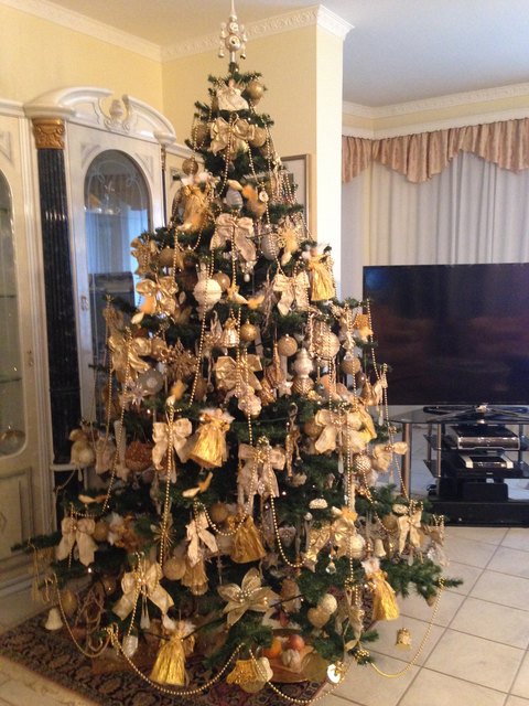 Johannas Weihnachtsbaum mit liebe dekoriert