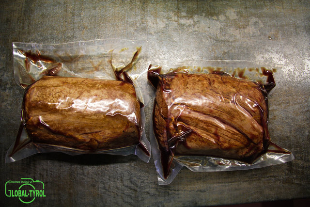 Fleisch von der Metzgerei Mache in Salzburg und Rezept vom Haubenkoch Herbert Osl...