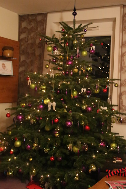 Unser Baum darf uns auch nach dem 6. Jänner noch erfreuen