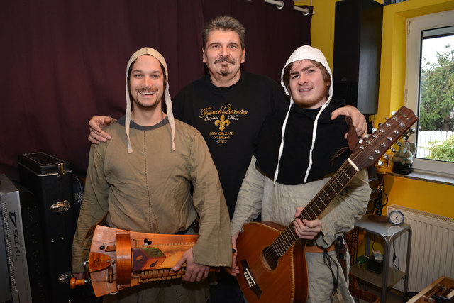 vlnr: Johannes Hainzl, Georg Ragyoczy und Lukas Pawelka