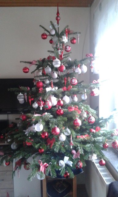 Weihnachten in rot weiß rot