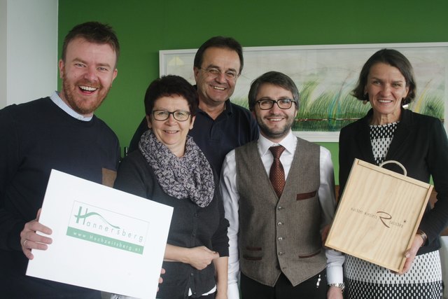 Mitarbeitertausch: Ronni Gollatz, Anita Kopfensteiner, Josef Wiesler, Franz Vurglics und Gerda Wiesler | Foto: MPW-1060