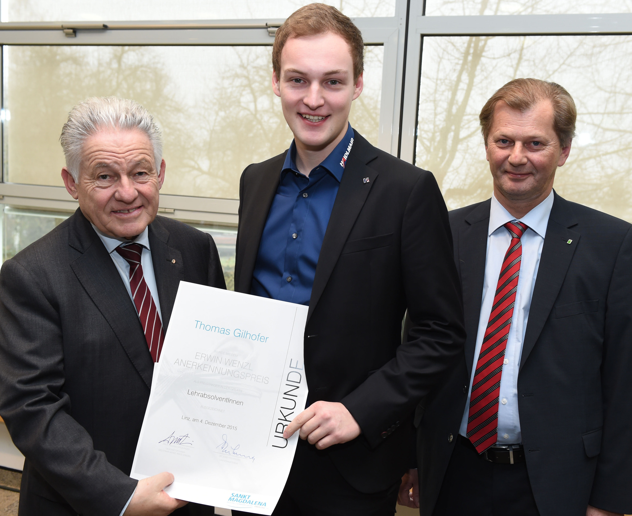 Haidlmair Mitarbeiter erhält Erwin Wenzel Preis Kirchdorf