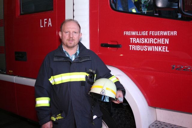 Stefan Mitheis, seit drei Jahren Kommandant von Traiskirchen-Tribuswinkel: ein Job mit viel Verantwortung.
