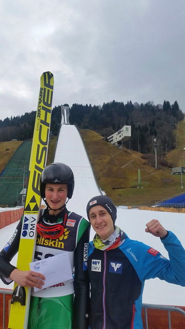 Zwei neue Jungadler vom SV Innsbruck Bergisel: Thomas Hofer (li.) und Clemens Aigner!