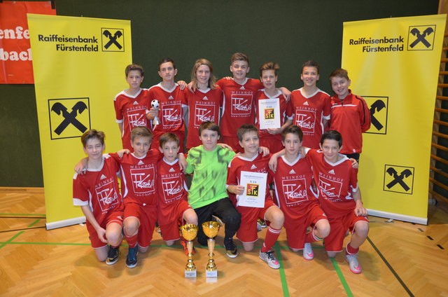 Die U14 der SG Süd Ost sicherte sich den Turniersieg.