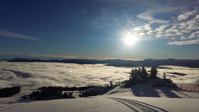 Ein Blick vom Fanningberg um 9:00 Uhr